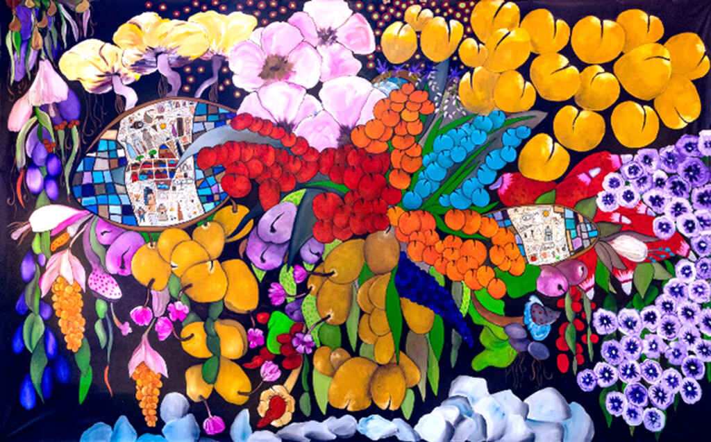 Una sensual y lujuriosa explosión de formas y colores por Alejandra Waltes